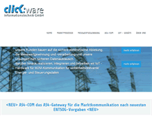 Tablet Screenshot of clickware.de